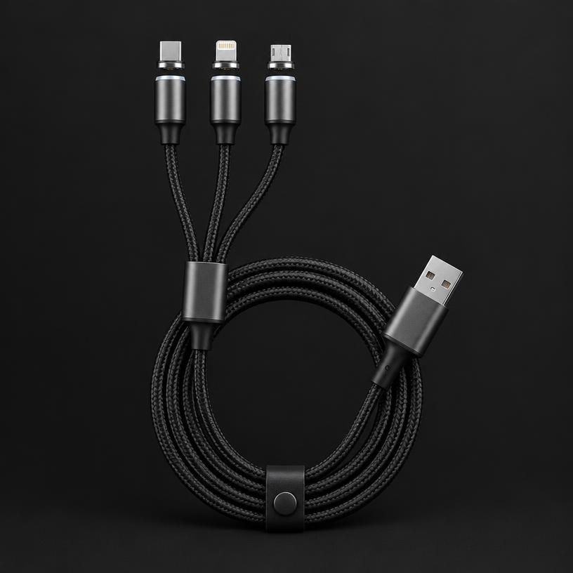 Kabel Charger Magnetic 3in1